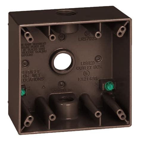 metal exterior electrical wall gang box|residential electrical outlet boxes.